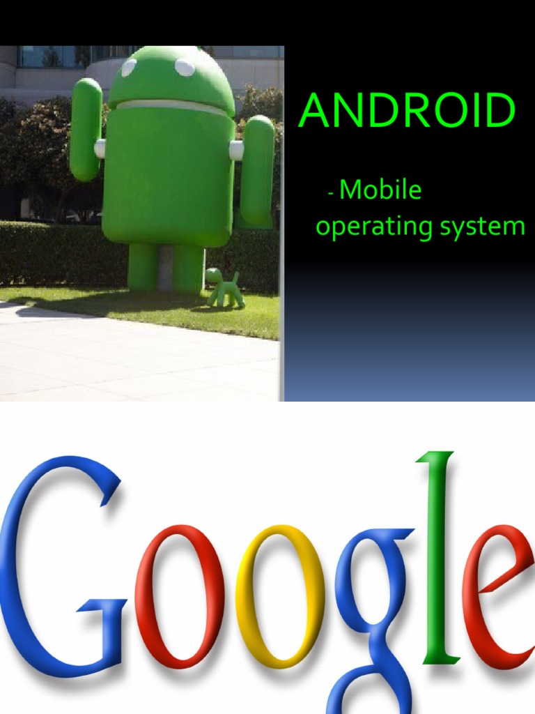 Anroid - PPT - 1 | PDF | Computers