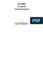 Manual Medidor LCR Motech 4080A