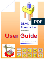 DRMK Pile Cap Manual