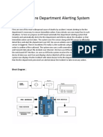 IOT Based Fire Department Alerting System: Block Diagram