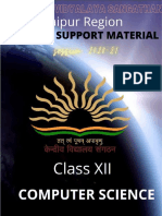 Student Support Material For All Student - Class - XII - CS