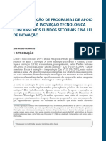 Artigo - Avaliação de Programas de Apoio Financeiro a Inovação