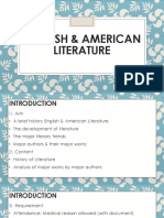 English & American Literature