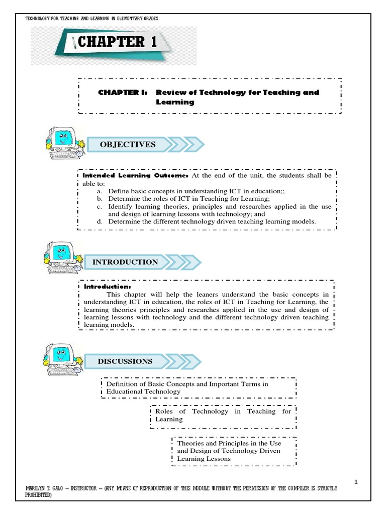 Technology in Elementary Education | PDF | Educational Technology ...