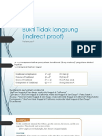 Bukti Tidak langsung (indirect proof)