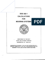 DDS 582-1 Calculations for Mooring Systems