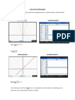 Taller de Derivadas - Tisnado Segura Maria Fernanda - 5B