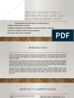 Régimen Económico de La Constitución Política de Mexico