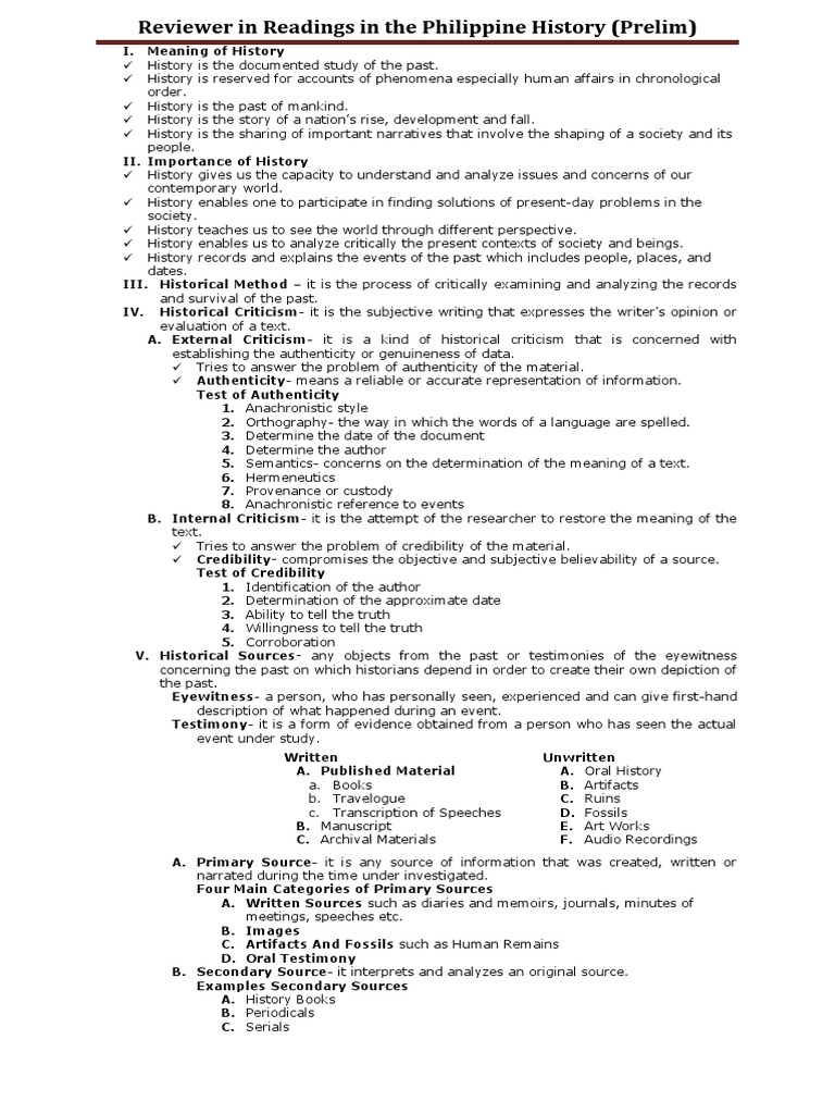 RIPH 111 Prelim Reviewer: Key Concepts | PDF | Social Science