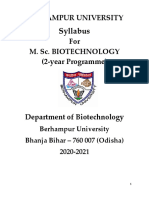 M.SC Biotech Syllabi 2020-21 Final