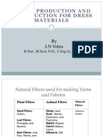Fabrics Production and Construction for Dress Materials