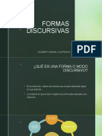 Formas Discursivas