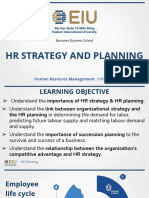 HR Strategy and Planning: Human Resource Management (HRM351)