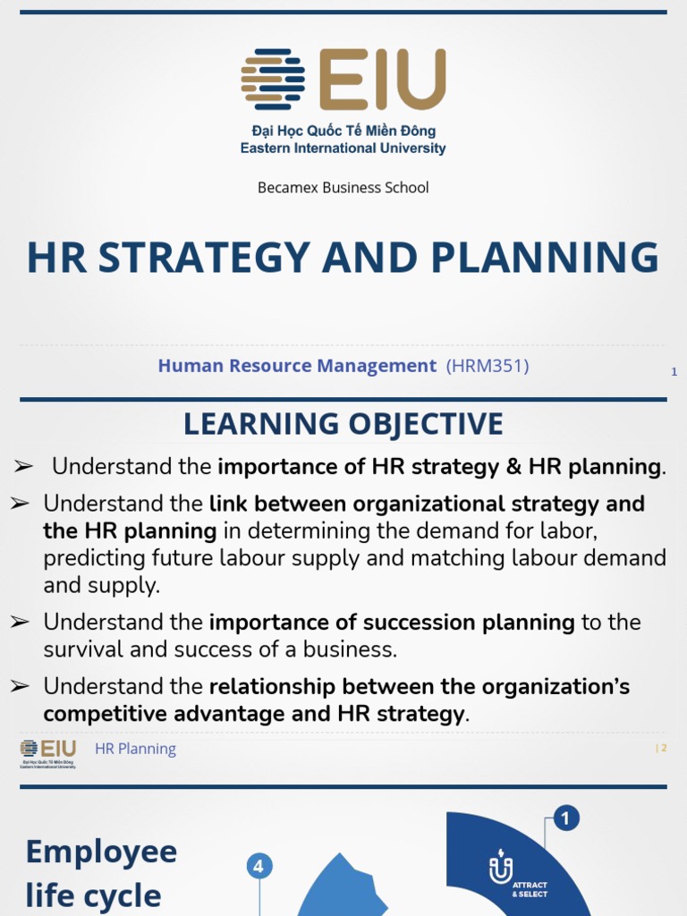 HR Strategy and Planning: Human Resource Management (HRM351) | PDF ...