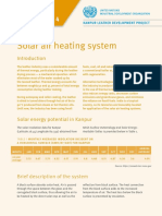 Solar Air Heating System: Fact Sheet - 4
