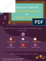 6 Integrasi Numerik Dengan Metode Rectangular Dan Metode Trapezoida