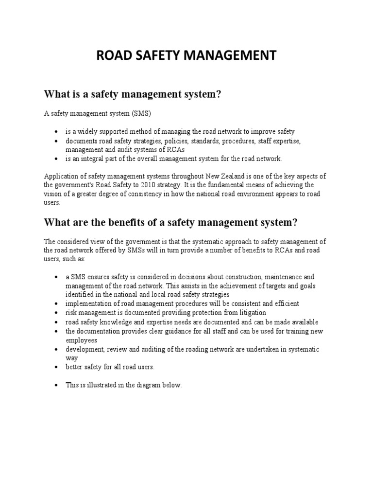 Safety Management System (SMS) | PDF | Safety | Applied Ethics