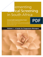 Implementing Cervical Screening in South Africa
