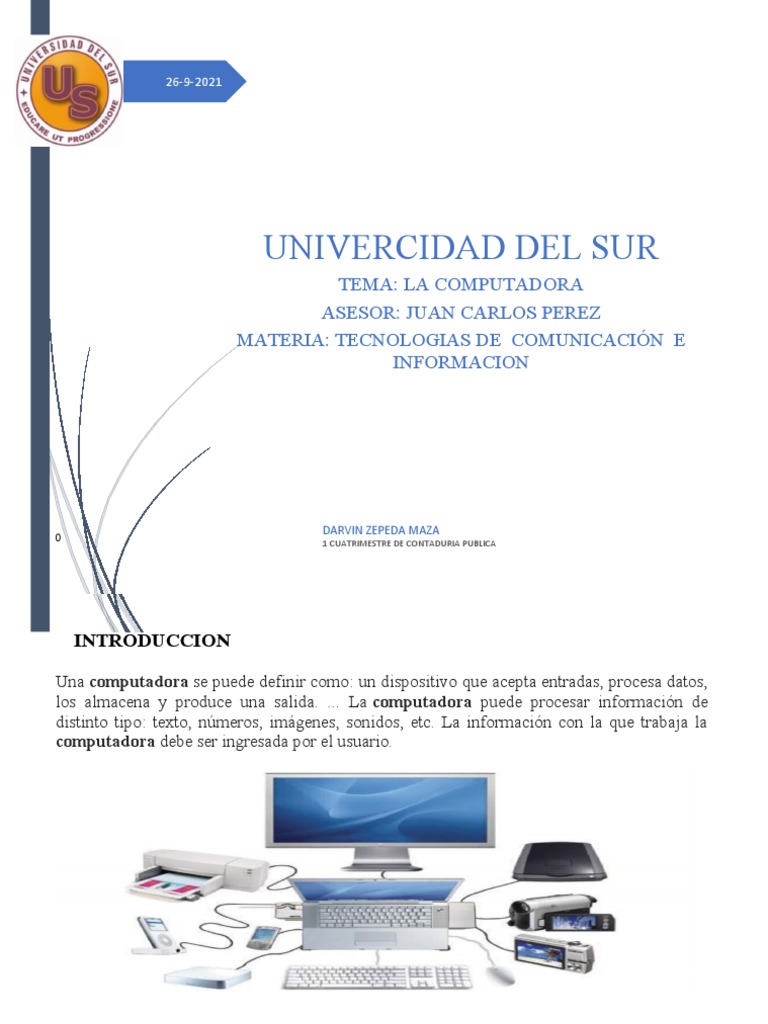 Mapa Conceptual de La Computadora | PDF | Hardware de la computadora ...
