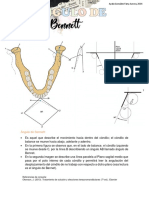 Movimiento del cóndilo de balance hacia dentro y ángulo de Bennet