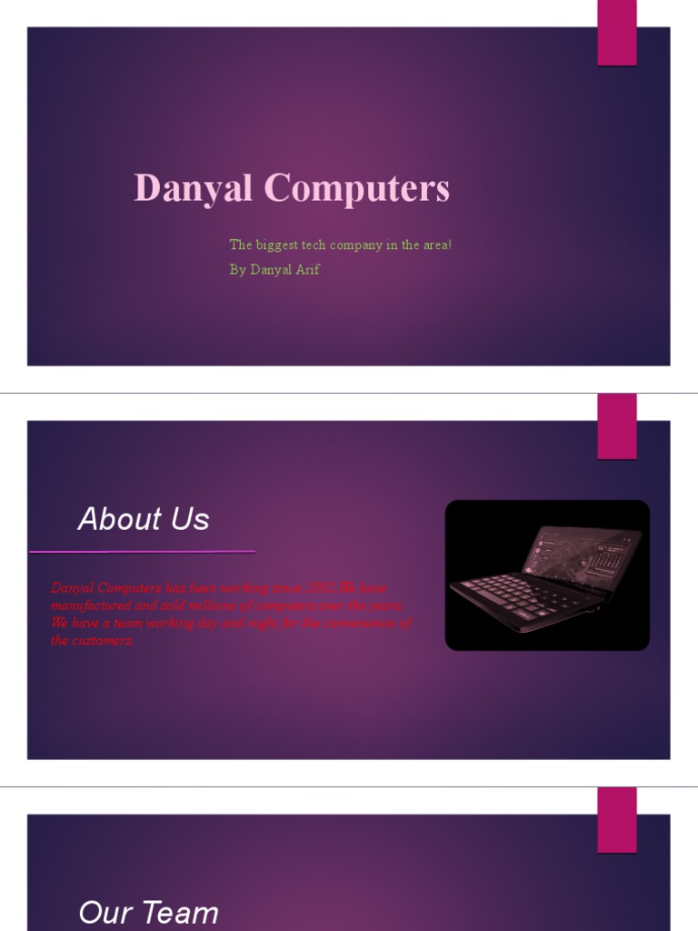 Danyal Computers: The Biggest Tech Company in The Area! by Danyal Arif ...