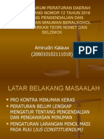 Politik Hukum Peraturan Daerah Kota Kupang Nomor 12