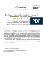 The Design of Instructional Multimedia in E-Learning: A Media Richness Theory-Based Approach