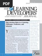 High Attrition Rates in E-Learning: Challenges, Predictors, and Solutions