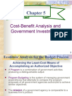 Cost-Benefit Analysis and Government Investments