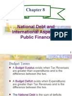 National Debt and International Aspect of Public Finance