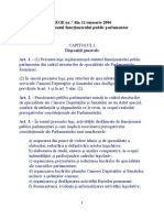 LEGE nr. 7 din 2006 privind Statutul funcţionarului public parlamentar