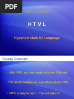 Hypertext Mark Up Language: Jonalyn G. Ebron