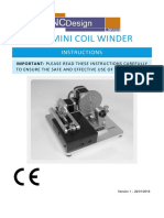 CNC Mini Coil Winder Manual