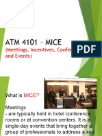 ATM 4101 - MICE: (Meetings, Incentives, Conferences and Events)