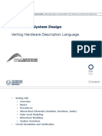 Circuit and System Design: Verilog Hardware Description Language