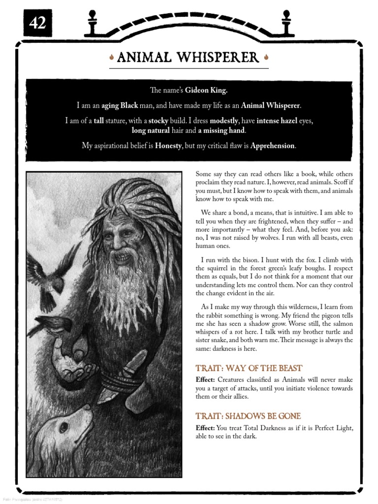 Flames of Freedom Quickstart Pregenerated Characters V13 | PDF
