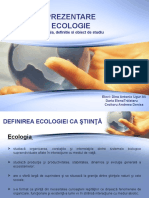 Prezentare Ecologie