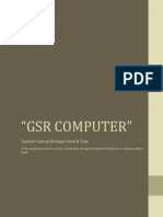 "GSR Computer": Suplayer Laptop Berbagai Merk & Type