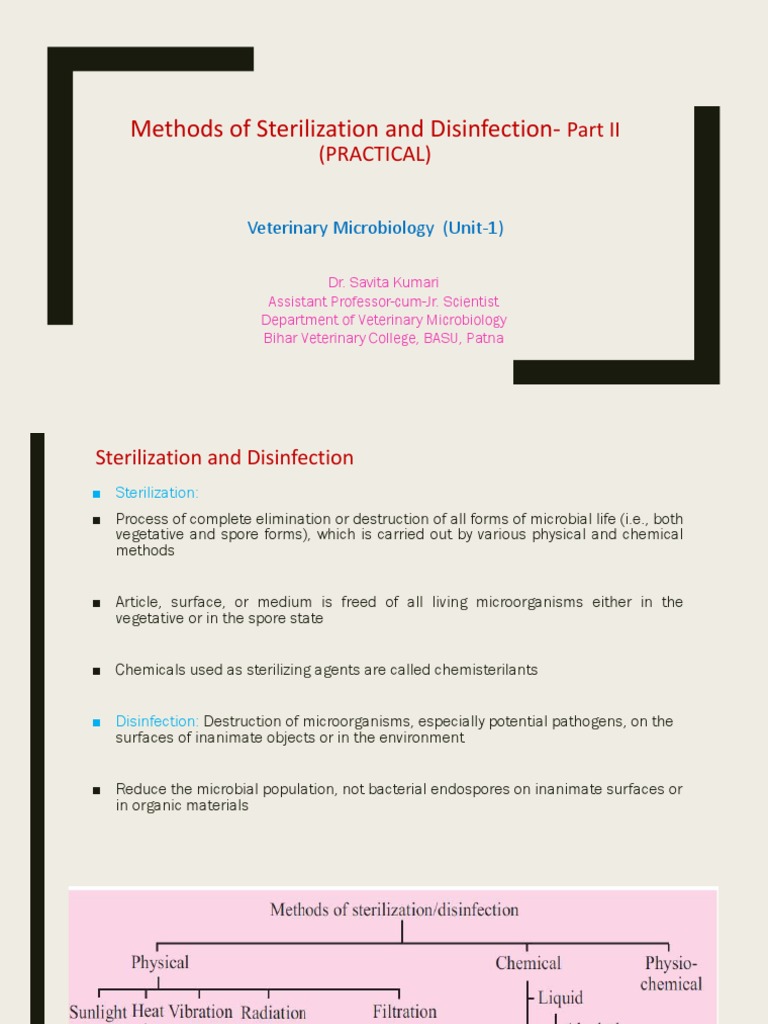 Experiment 1 Notes 4 PDF Disinfectant Sterilization (Microbiology)