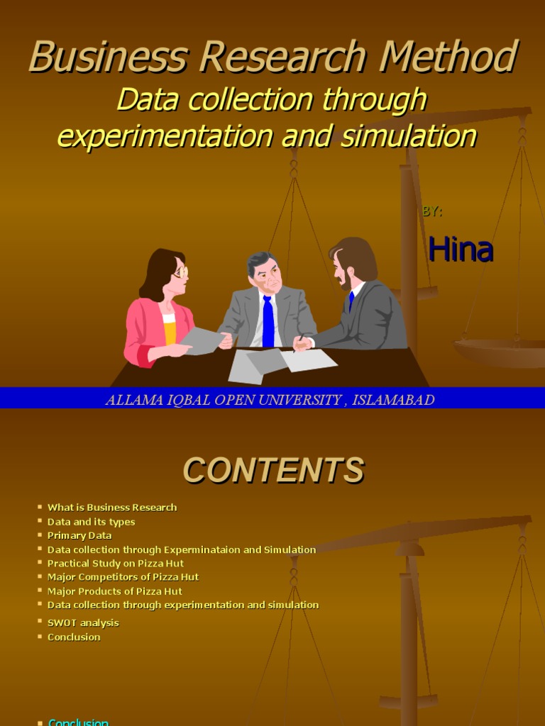 Data Collection Through Experimentation and Simulation | PDF ...