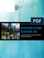 Assessing Global Resource Use: Summary For Policymakers