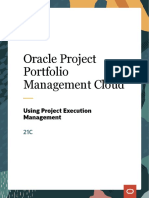 Using Project Execution Management