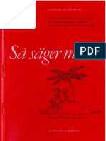 Så Säger Man - Fraser Och Dialoger Med Övningar För Undervisningen I Svenska Som Andra - Eller Främmande Språk