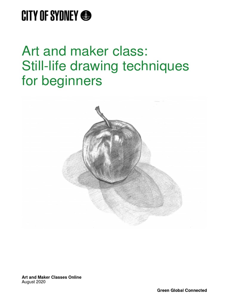 Art and Maker Class: Still-Life Drawing Techniques For Beginners | PDF ...