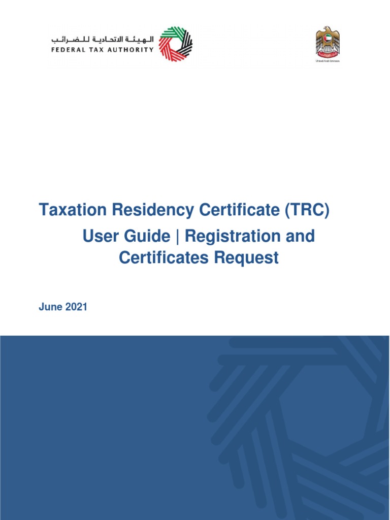 TRC Application User Guide | PDF | Password | Taxes