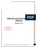 Lets Talk-FRENCH Course Material-Session 1 to 3 -2020