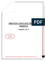 Lets Talk-FRENCH Course Material-Session 1 To 3 - 2020