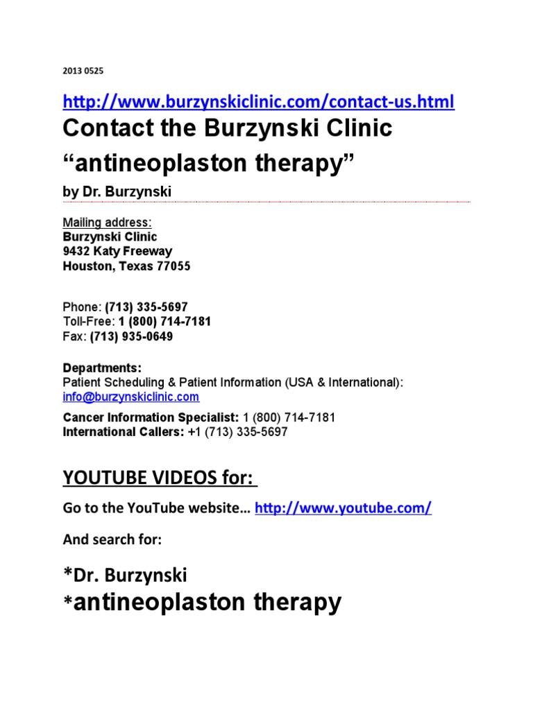 The Definitive Guide To Dr Burzynski And His Antineoplastons - bwqj9hy