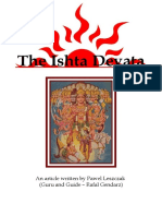 The Ishta Devata: An Article Written by Pawel Leszczak (Guru and Guide - Rafal Gendarz)