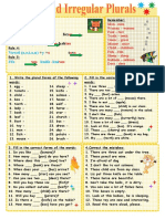 Regular and Irregular Plurals 39664